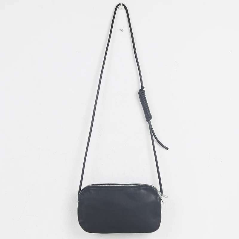 Mini Satchels Genuine Leather Handmade Messenger Crossbody Pack Cowhide Cell Phone Unisex Travel Passport Bag