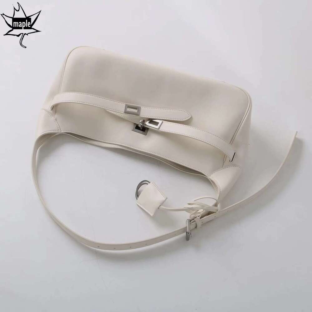 2025 New Ins Chic Design Stylish Black Tote Large Capacity Nappa Cow Leather Women Single Shoulder Bag High-End Ladies Handbag