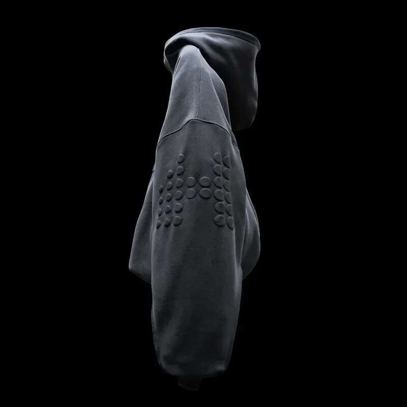 Y2K American New Fashion Letter Embroidery Splicing Hooded Sweater Men High Street Vintage Hip-hop Popular Casual Joker Hoodie