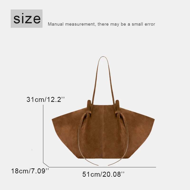 Vintage Faux Suede Tote Bags For Women Designer Handbags And Purses 2024 New In Ruched Large Capacity Underarm Shoulder