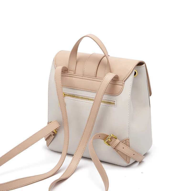 Women Fashion Cowhide 2022 Lady Business Leisure Backpack Female Casual School Bags Teenager Girls Bag