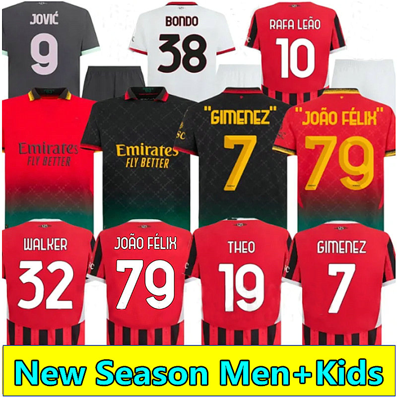 125th anniversary 4TH Fourth soccer jerseys Fans Player JOAO FELIX GIMENEZ maillots de futol REIJNDERS RAFA LEAO football shirt men kids uniforms