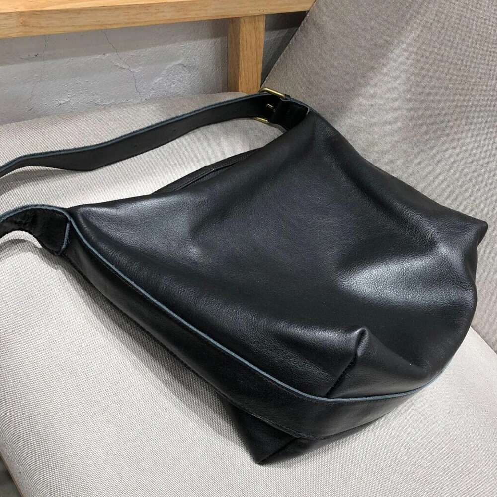 Leather Women Casual Shoulder 100% Natural Cowhide Large Capacity Shopper Big Soft Crossbody Bag Female Tote