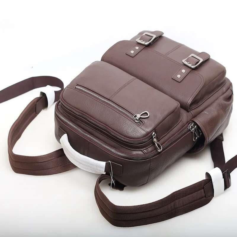 Zency Women's Stylish Genuine Leather Backpack Large Capacity Rucksack For Ladies New 2024 Trendy High End Laptop Back Pack Bags