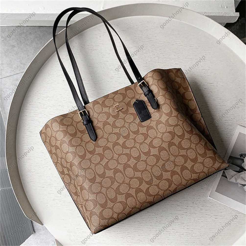 Top Luxury purse Womens 2026 Classic Coated Presbyopia Handheld Shopping Designer Bag Mollie Large Tote