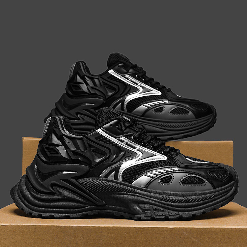 Men Sports Shoes Thick Sole Chunky Shoes Hot Sale Design Sense Versatile Multi Colors Free shipping