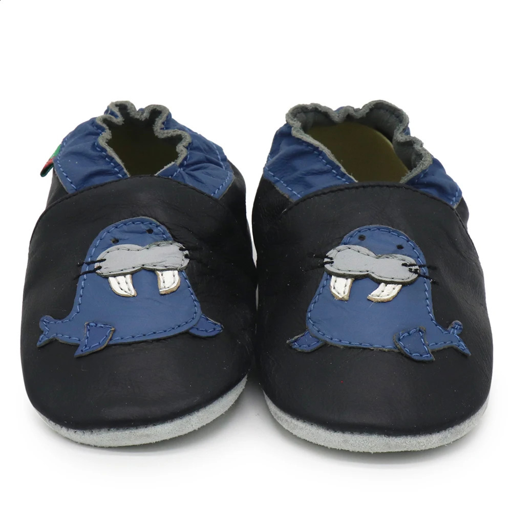 003Carozoo Sheepskin Leather Soft Sole Baby Shoes Toddler Slippers Up To 4 Years First Walker 250214