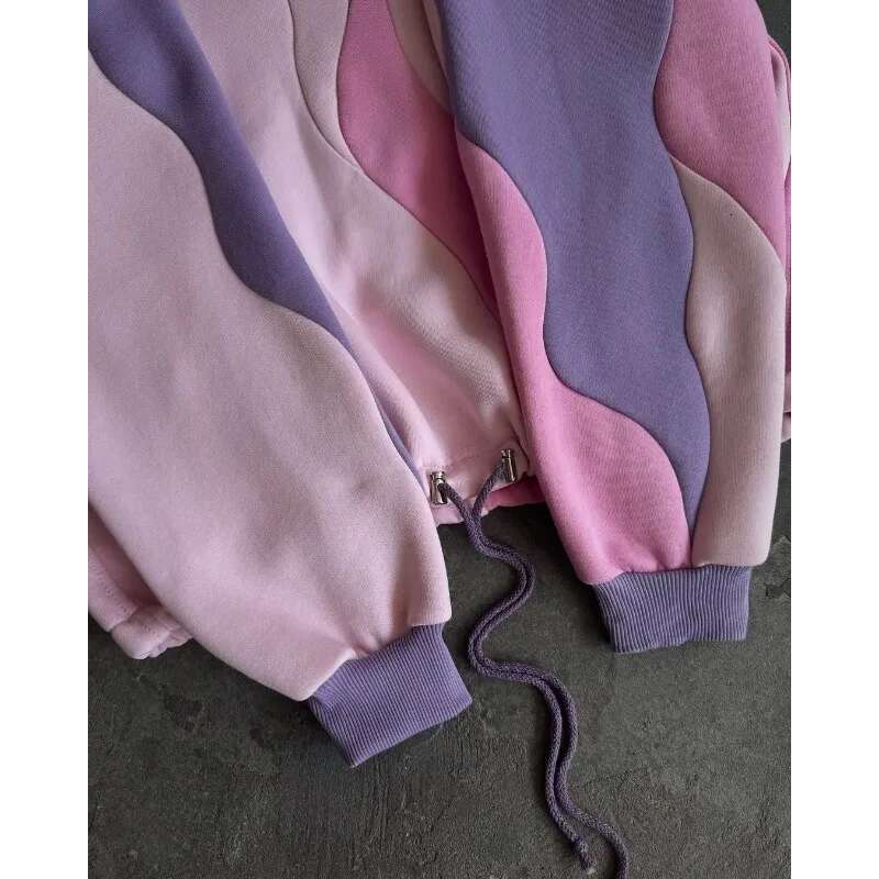 Fashion New Oversized Patchwork Hoodies Men and Women Haruku Hip hop Y2k Clothes Punk Goth Anime Hoodie Loose Streetwear