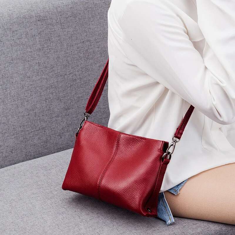 Genuine Women's Shoulder Bags For Women 2021 Fashion Ladies Crossbody Bag Female Cow Leather Flap Handbags