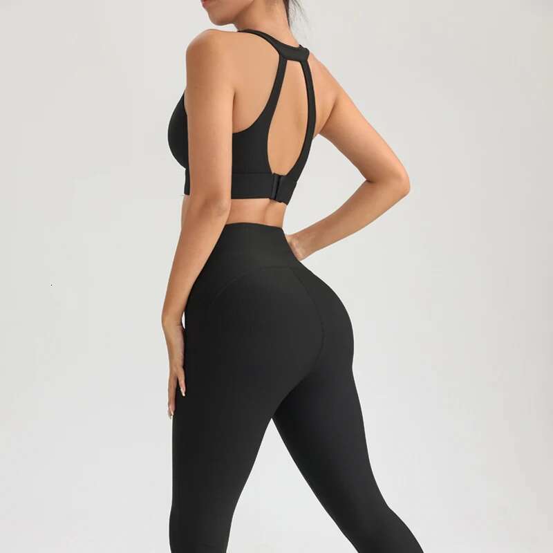 Sportswear Woman Gym Yoga Clothes Sport Outfit Elegant 2-Piece Sets Fiess Clothing Bra And Pants Set