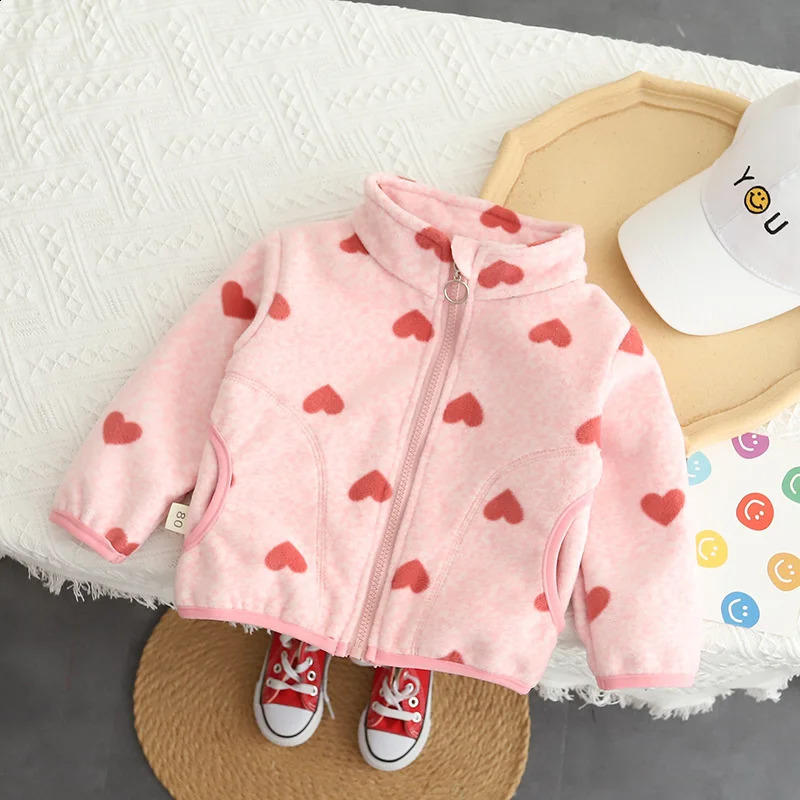 autumn winter childrens clothing baby jackets cute thick jackets for children fashionable casual clothing for young children baby sportswear 250214
