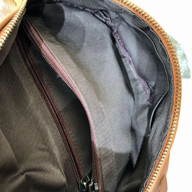 Genuine Leather Crossbody Women Half Round Wide Strap Messenger Cowhide Handbags Shoulder Bag