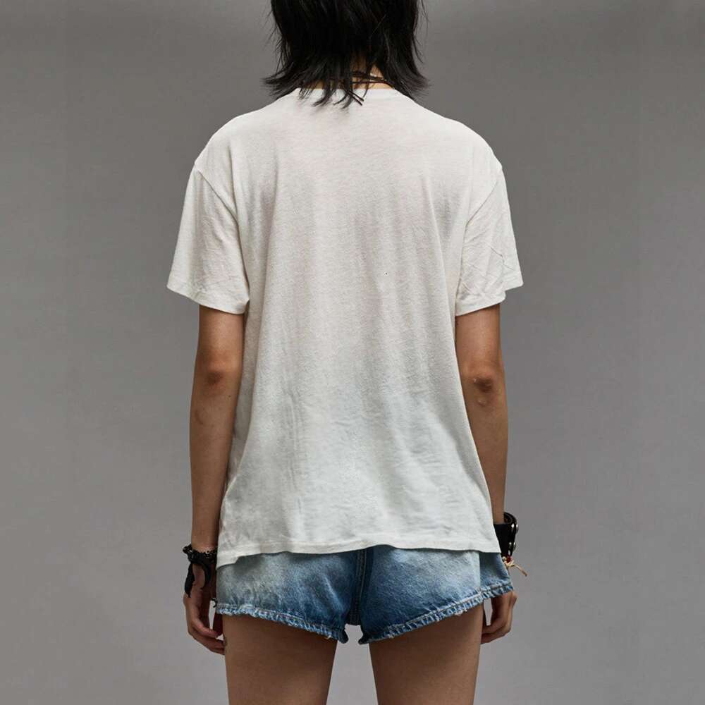 Letter Printed Round Neck Short Sleeve Women's T-Shirt Y2k Simple Commuter Casual Versatile Cotton Tees Tops 2024 Summer New