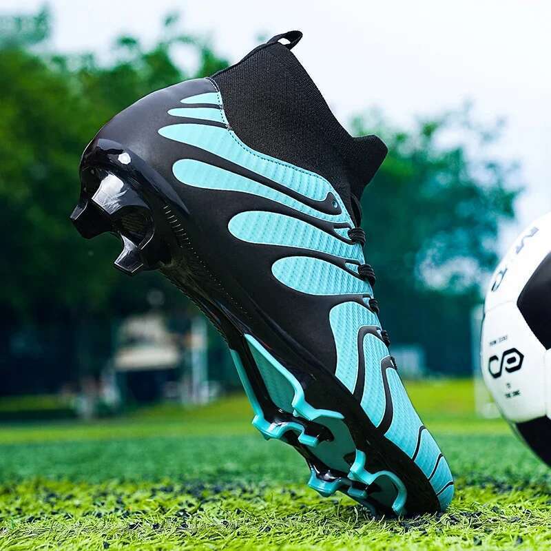 Men TF/FG Soccer Professional Original Shoes Indoor Football Field Boots Grass Training Fast Non Slip Sneaker