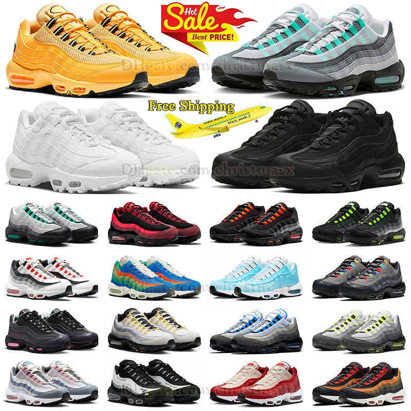 95 running mens shoes neon crtz 95s black greedy 3.0 4.0 Hyper Turquoise Crimson Pink Beam Fog Grey Man Trainers Ship Sketchers Sneakers big size 13 US