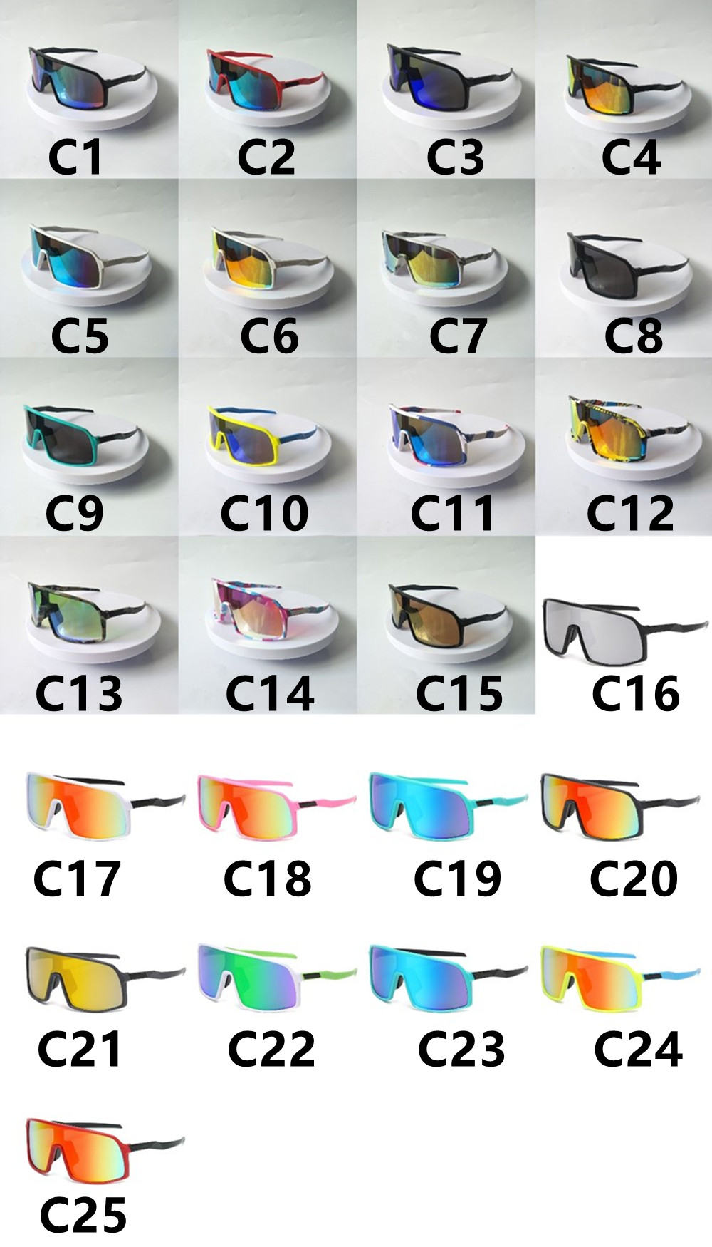 Luxury Sunglasses Uv Protection Men Women Sun Glasses Summer Shade Eyewear Outdoor Sports Cycling Glasses Unisex