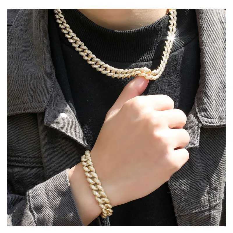 Sterling Sier Vvs Vs Moissanite Dia Hip Hop Iced Out Miami Cuban Link Bracelets Anniversary Gift Bracelet