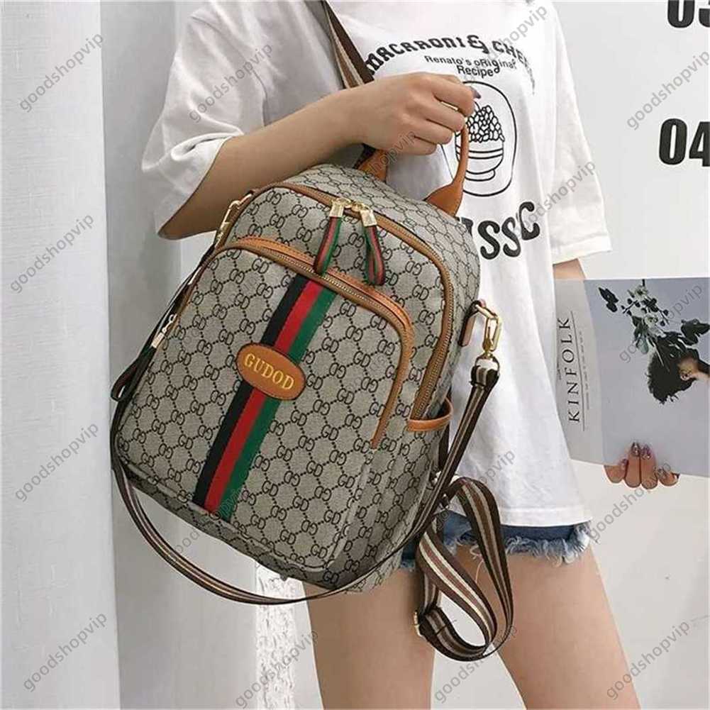 Top designer purses Bag Womens New Backpack Leather Feel Large Capacity Korean Versatile Book Special price direct sales