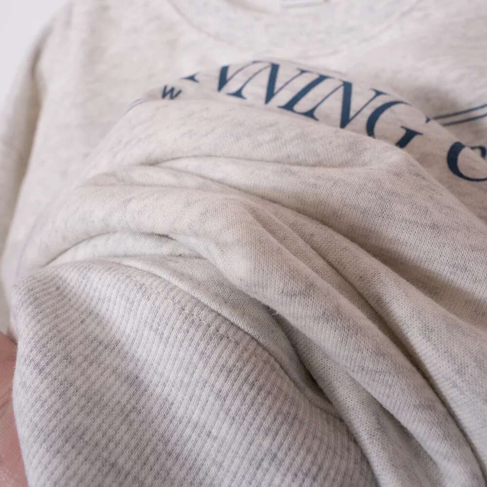 5W232 Running Club Letter Graphic Print Sweatshirt Women O-Neck Long Sleeve Sporty Female Pullover Vintage Casual Lady Top 2024