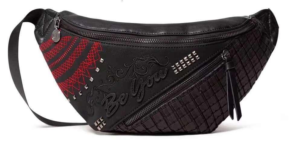 2022 Spain D Women's Fashion Handbag Embroidery Print Unique High Quality Backpack Personality Trend