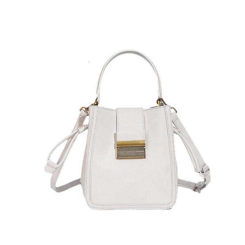 Bag Minimally Designed Bucket Bag For Women, Niche, High-End, Drawstring Handbag, New Fashionable Single Shoulder Crossbody Bag, Trendy