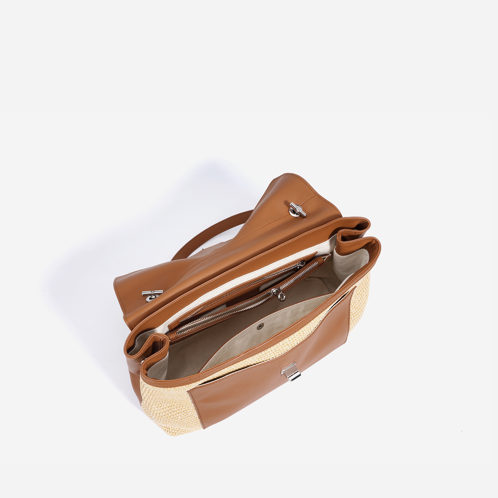 Bag 2025 New Shoulder Crossbody With Fashionable And High-End Feel, Large Capacity Portable Tote Bag