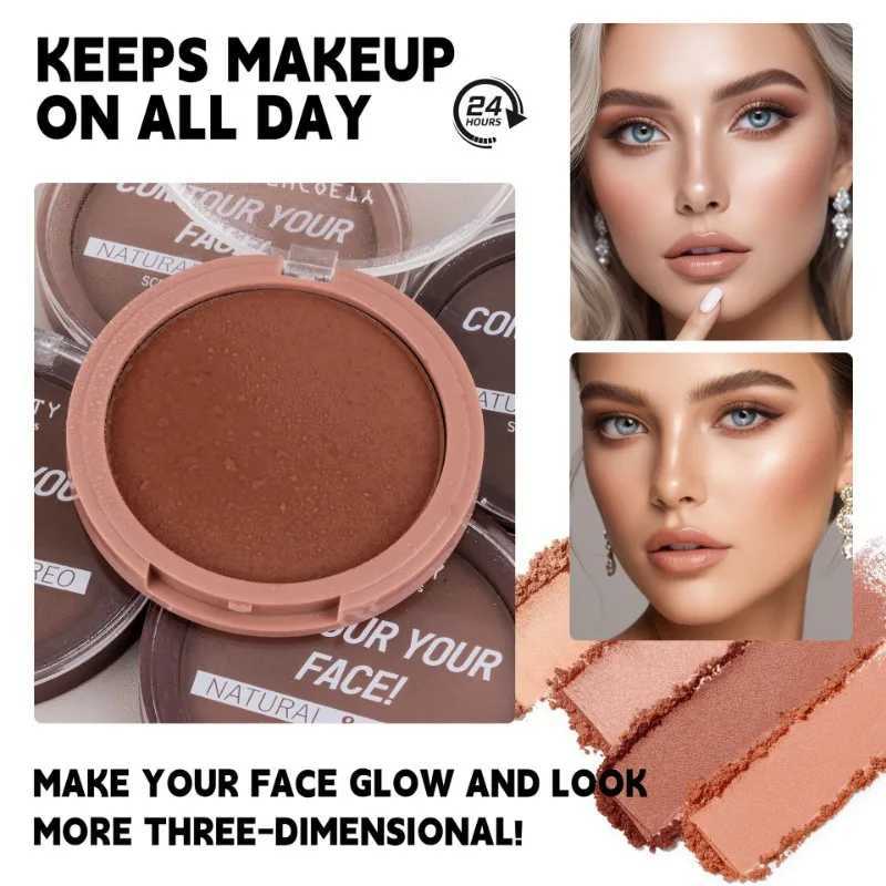5 Colors Contour Pressed Powder Facial Matte Shaping Powder Shadow Lasting Waterproof Oil-control Loose Powder Bronzers MakeupXJ250217
