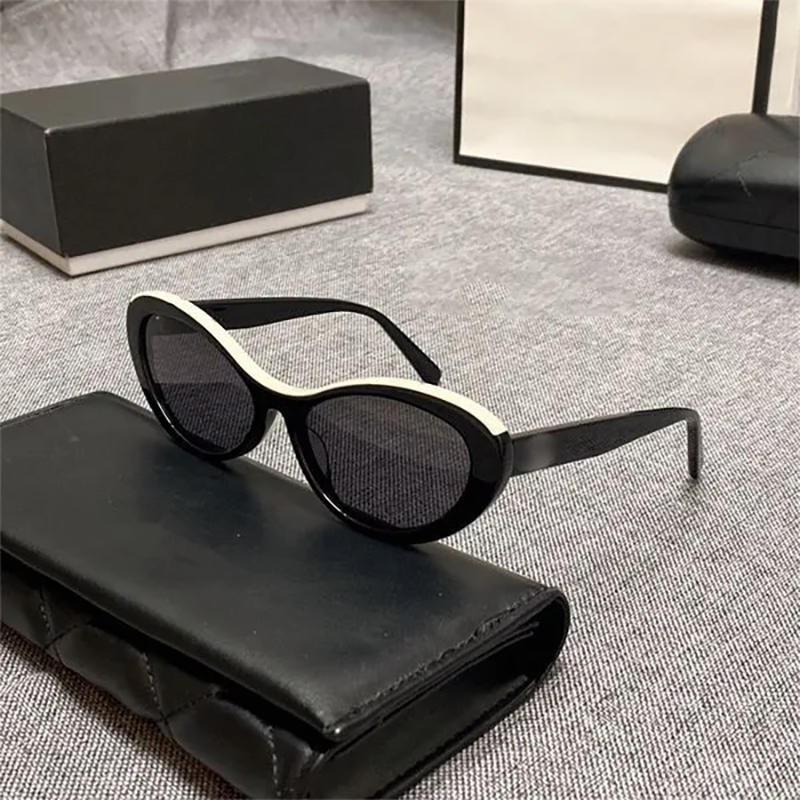 Designer sunglasses female 5416 vintage oval sunglasses Ins letter series sunglasses high-quality