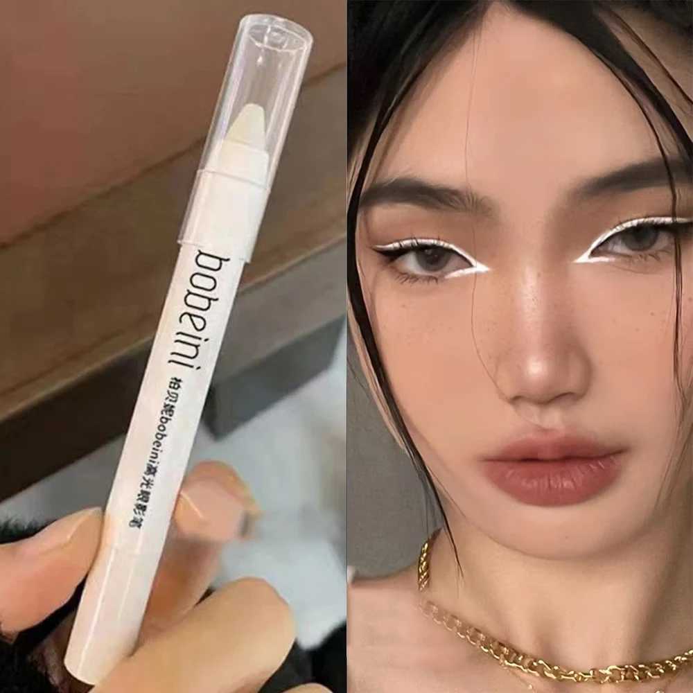 lescent matte eyeshadow stick White eyeliner lying silkworm silver flash highlighter brightening lasting color KoreaW250217