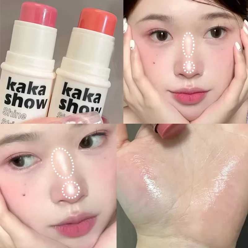 Water Light Highlighter Illuminator Stick Shimmer Waterproof Long Lasting Brighten Facial Contouring Pen Korean Makeup CosmeticsXJ250217