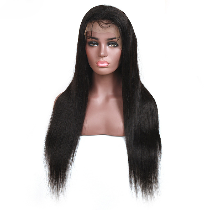 HD Lace Front Wig 5X5 Closure Wigs Brazilian Peruvian 100% Human Hair 10-34inch Indian Straight Natural Color