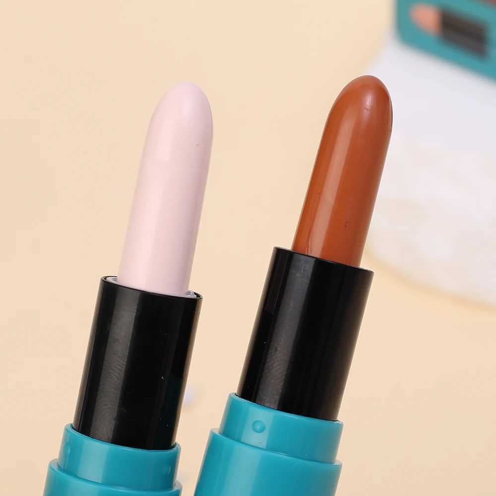 Durable high gloss and contour stick double-sided V-shaped waterproof matte natural contour bronze pen Korean cosmeticsW250217