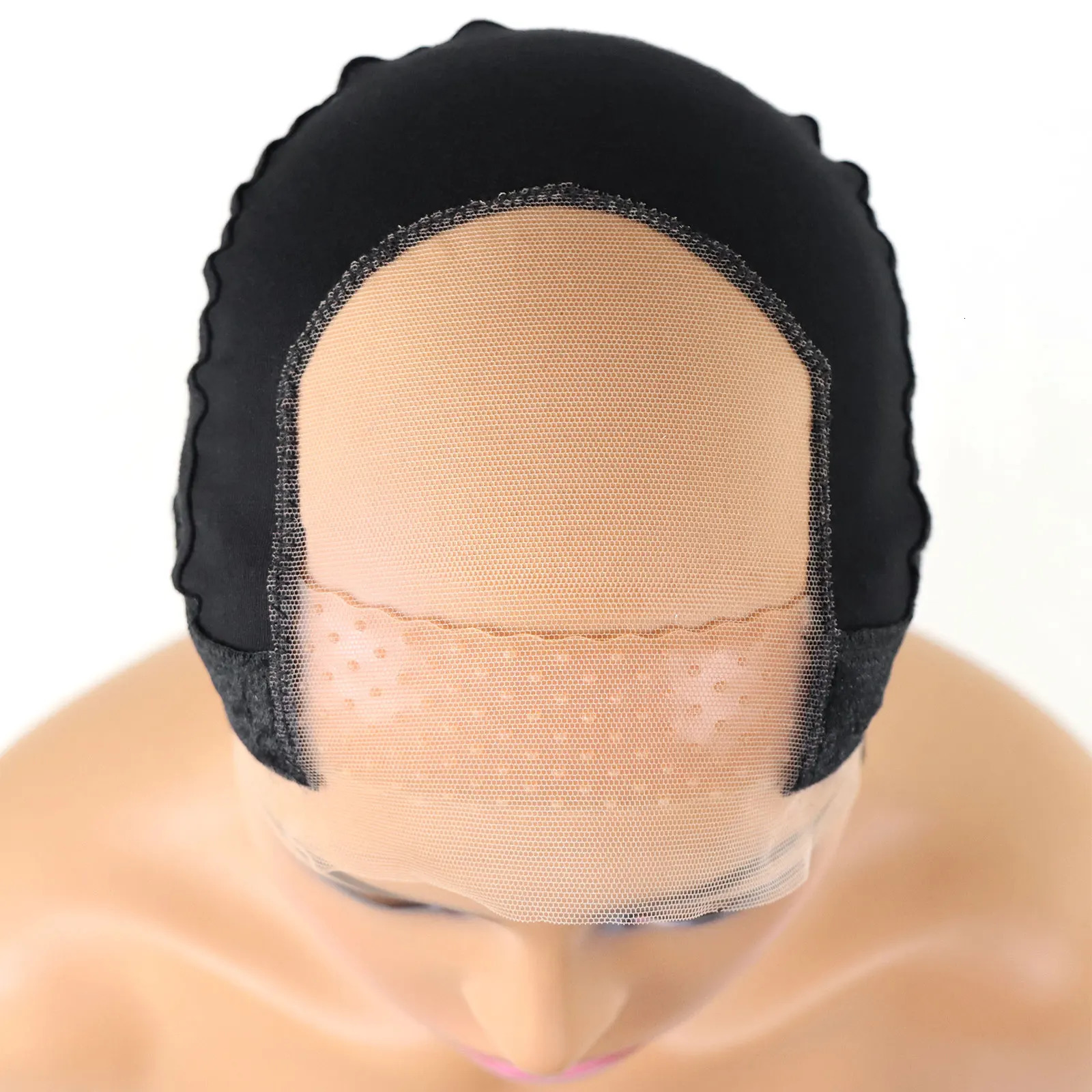 4x4 Lace Wig Grip Cap for Women Adjustable Wig Cap with Headband Non-Slip Wig Gripper to Keep Wigs Lace Front In Place Nude 250214