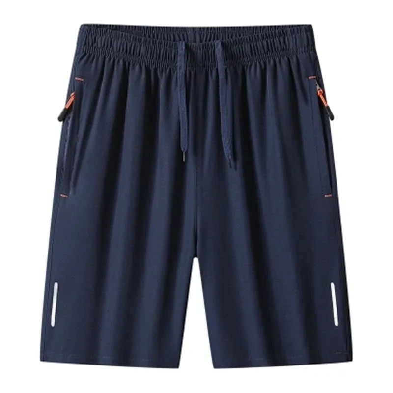 Casual Sports Shorts for Mens Summer Ice Silk Breathable Loose Large Size Cool and Quick Drying Fashion Elastic Casua 250214