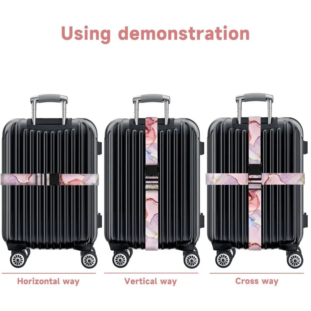 Anti-theft Luggage Buckle Cross Strap Adjustable Bundling Packing Luggage Belt Cross Strap Suitcase Belts Bag Part Accessories 250214