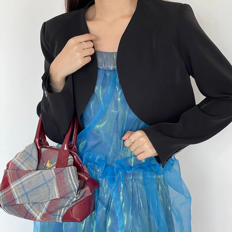 Women's Bags Spring/Summer New Casual Versatile Plaid Handbag, Planet Printed Canvas Bag, Single Cross Shoulder Bag