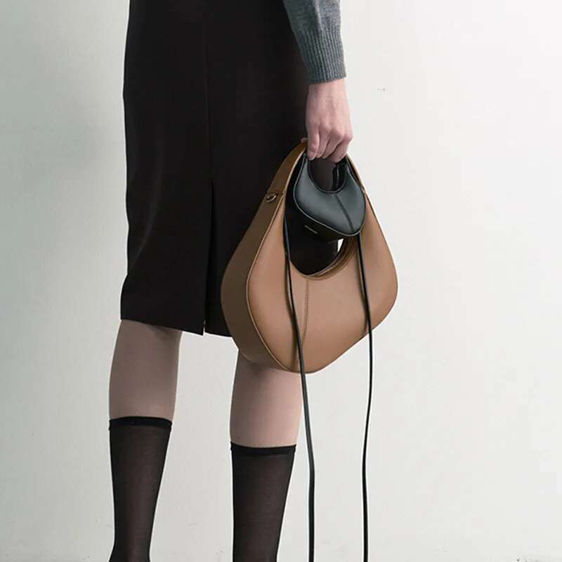 Formeki 2024 New Chic Design Women Single Shoulder Underarm Irregular Personality Female Angular Crossbody Bag