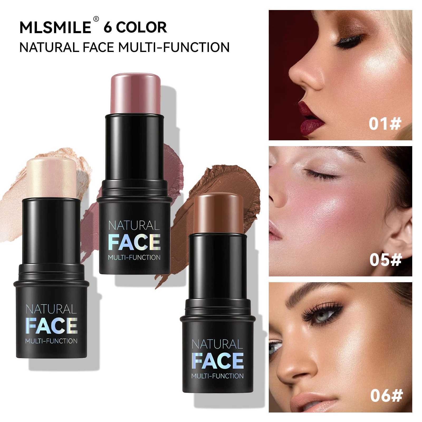 Makeup Face Contouring Bronzer Stick Multifunctional Highlighter Brightening Silkworm Ber Rouge Cream Modify Concealer PenW250217