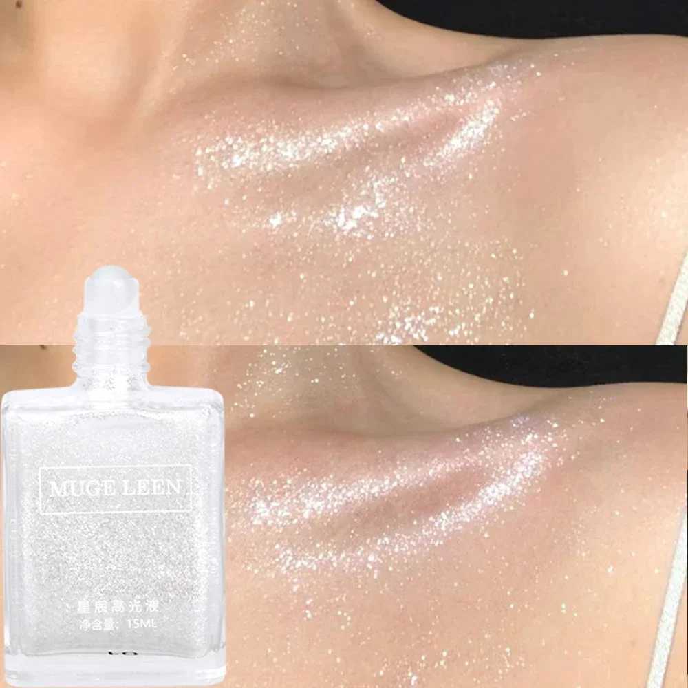 Mini Liquid Highlight High Gloss Glitter Moisturizing Non-sticky Brightening Facial Body Highlighter Illuminator Makeup CosmeticXJ250217