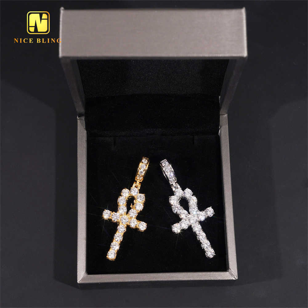 2025 Gift Wholesale Price Custom Hip Hop Jewelry Iced Out Cross Pendant Stainless Steel With Cubic Zirconia Diamond Pendant