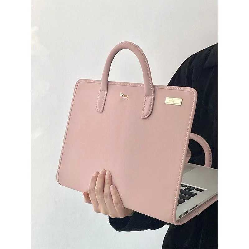 Designer bag Protective case computer bag laptop handbag pink girls computer unisex style Y250217