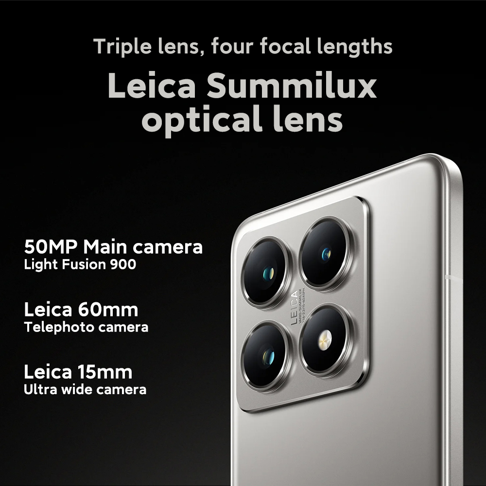 Global Version Xiaomi 14T Pro 5G Smartphone 12GB RAM Dimensity 9300+ CPU AI Display 50MP Leica Camera 50W wireless 120W Charge