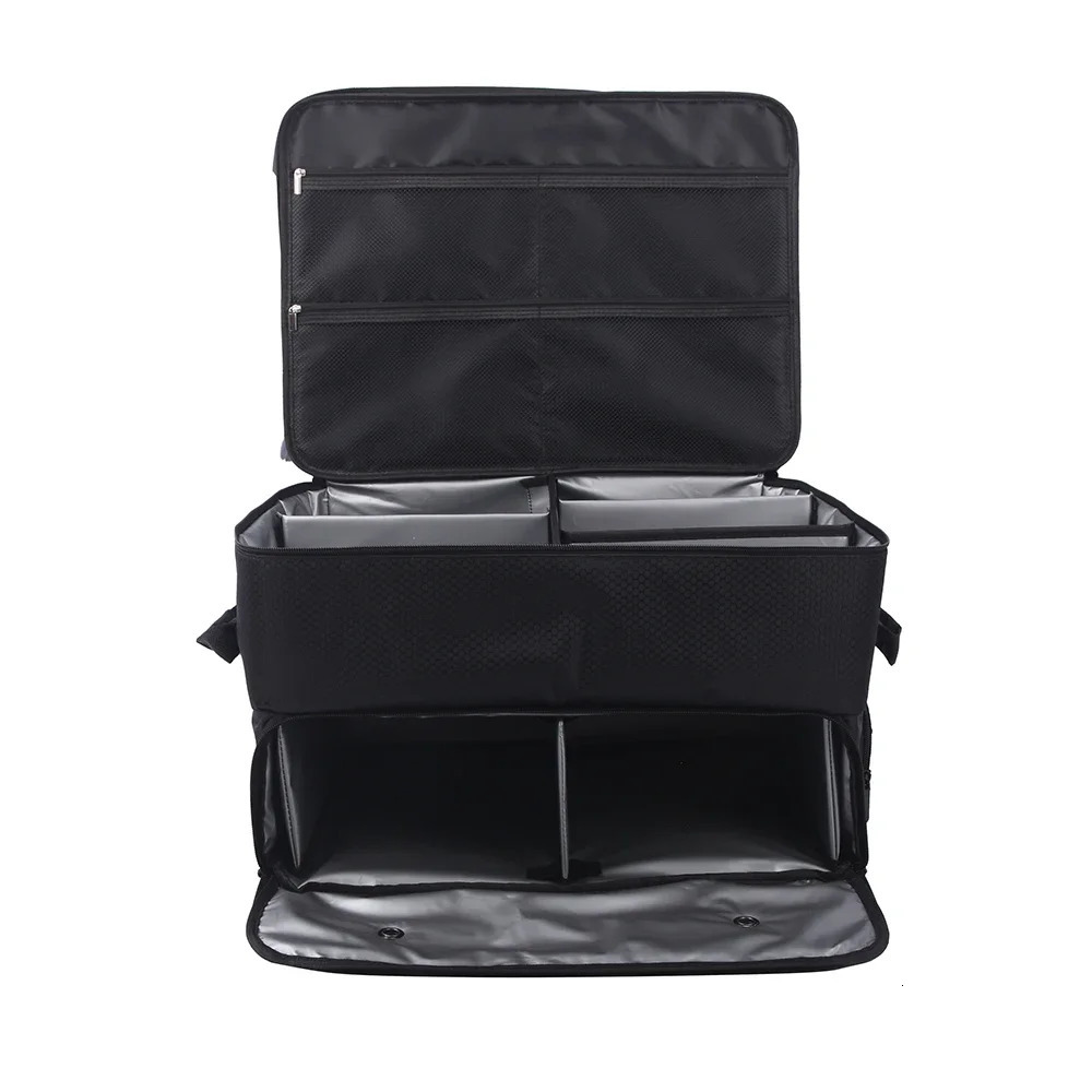 Golf Trunk Organizer Waterproof Car Golf Shoes Bag with Large Golf Storage Box for Shoes Balls Tees Clothes Gloves Accessories 250214
