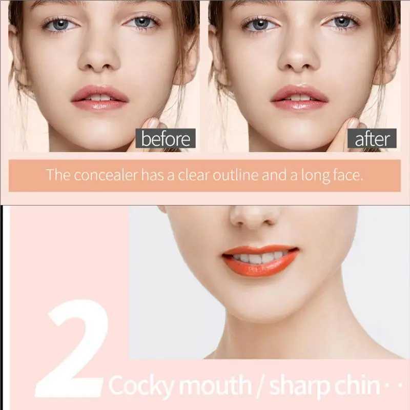 Double-Ended Contour Sticks Concealer Pen Face Make Up Waterproof Contouring Foundation Contour Makeup Concealer Stick PencilW250217