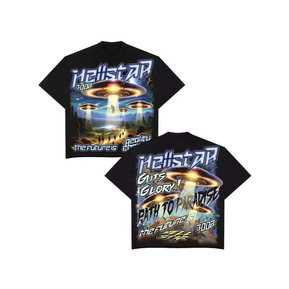 Summer New Harajuku Style Hip Hop Anime Printed Men's and Women's Loose Casual Short Sleeves