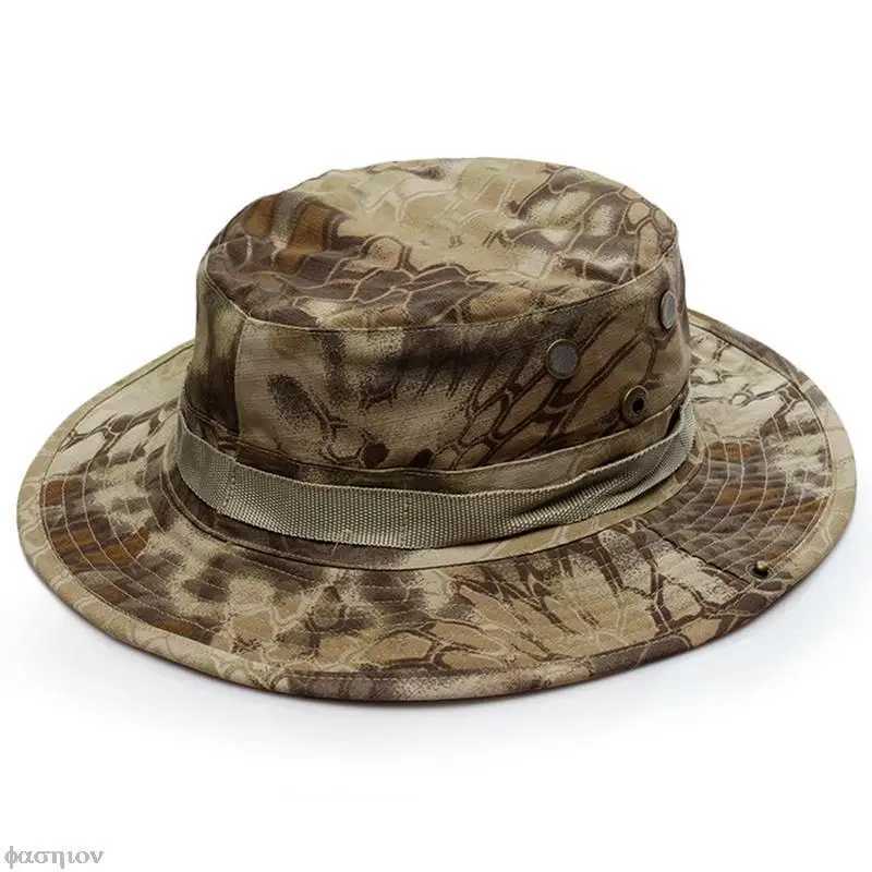 Sunshade Sun Visors bucket tactical hat sports camping hunting hiking Bob wide Brim Bonnie hat summer camouflage fishing hat W250217