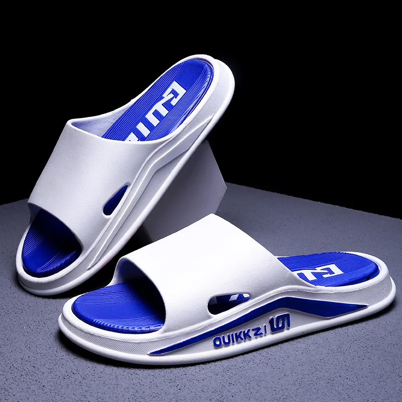 New style for fashionable men's casual soft outer wear thick soled beach interior slippers zhanyishengli
