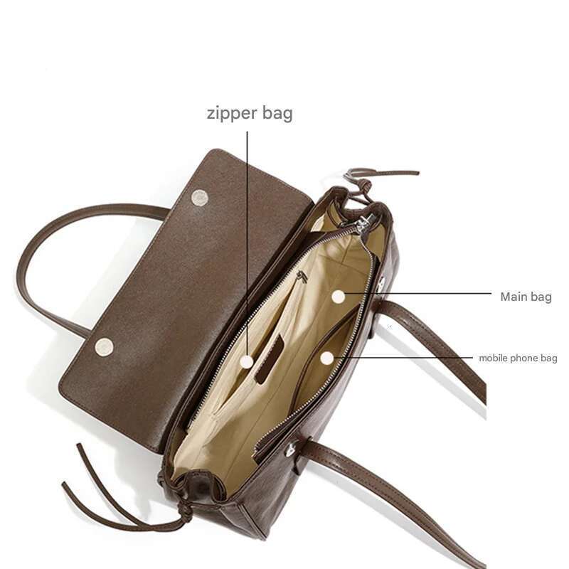 Formeki Autumn Winter New Shoulder 2025 Trend Vegetable Tanned Cowhide Underarm Pillow Women's Bag Popular Vintage