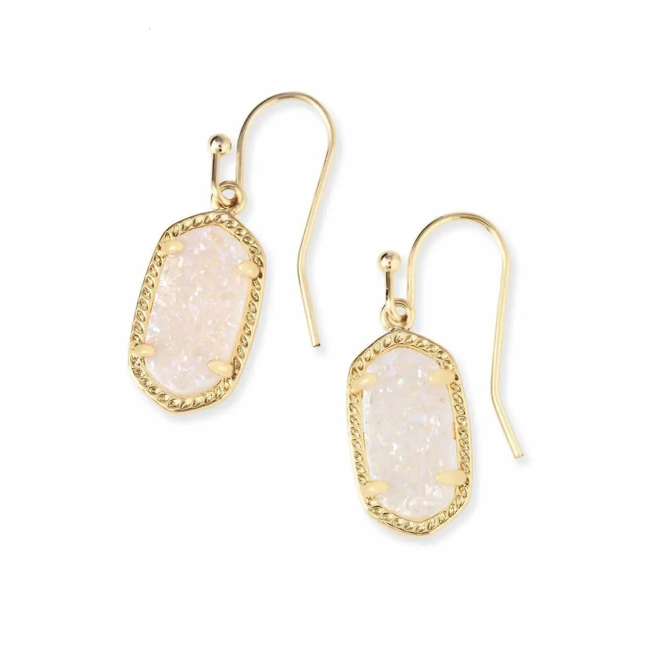 YEEVAA Lee Natural Crystal Healing Stone Drop Dangle Earrings for Women Girls 250213