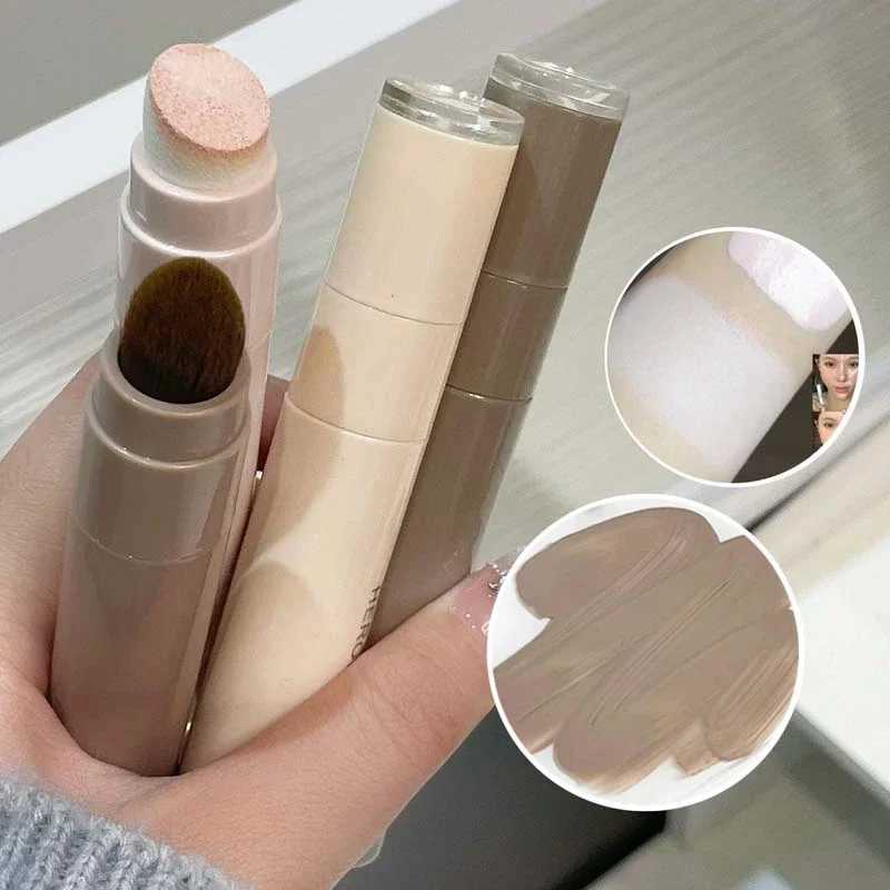 Liquid Highlighter Contour Stick Concealer Lasting Dark Circles Corrector Face Matte Brown Bronzer Nose Shadow Cosmetics MakeupW250217
